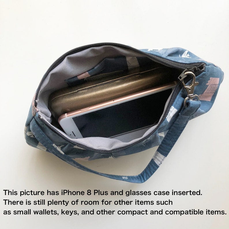 Pleated Wristlet Zipper Pouch - Verona Blossom