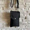 3-pocket cell phone bag - Black