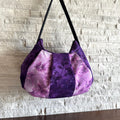 Pleated Bag // Shoulder Purse - Amethyst Night Bloom
