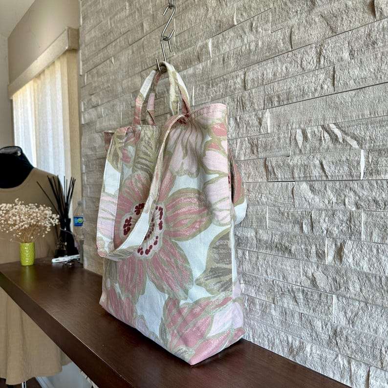 Large Bag with Double Handles - Verona Blossom