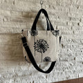Mini Tote Bag - Dandelion Black