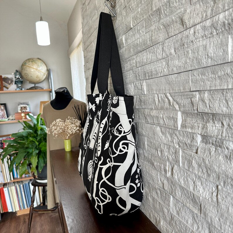 Large Tote - Harvest Silhouettes