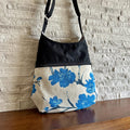 2 Pockets Hobo Bag w/ Adjustable Strap - Spring Song in Marina