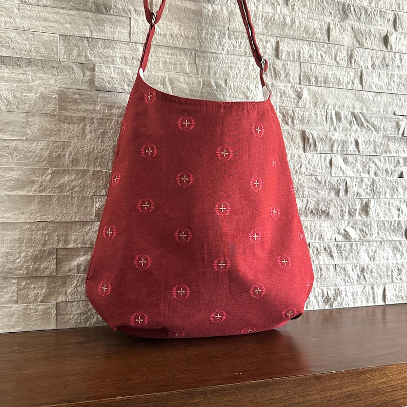 One Handle Hobo Bag - Ember Stitch