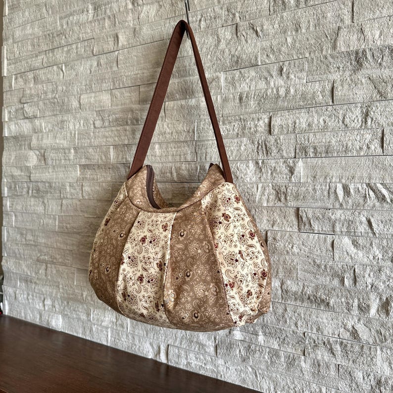 Pleated Bag // Shoulder Purse - Whispering Meadow