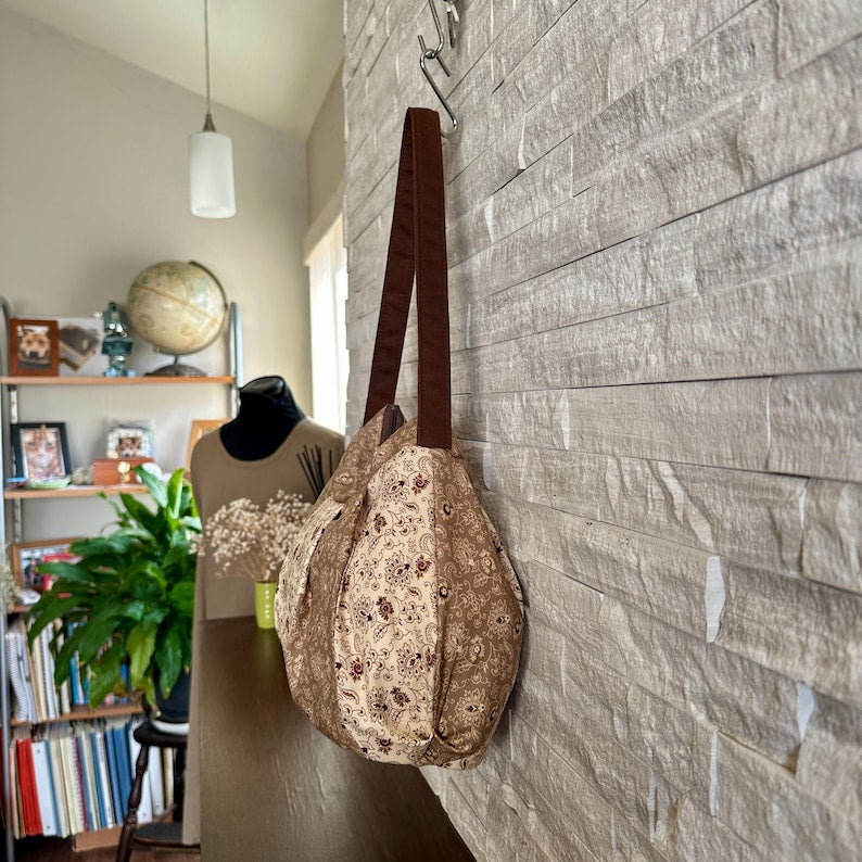 Pleated Bag // Shoulder Purse - Whispering Meadow