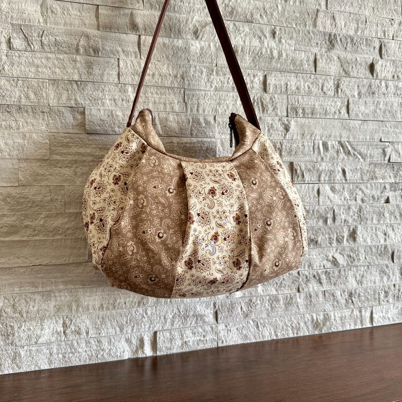 Pleated Bag // Shoulder Purse - Whispering Meadow