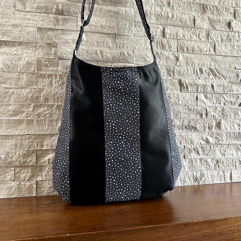 One Handle Hobo Bag - Mixology Tonic Black