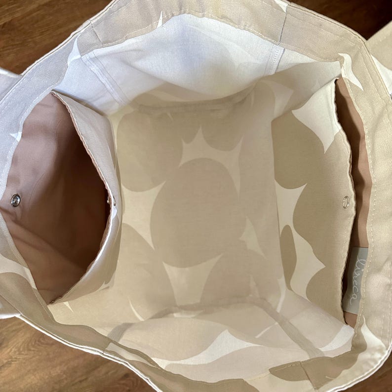 Large Tote - Sandstone Stars