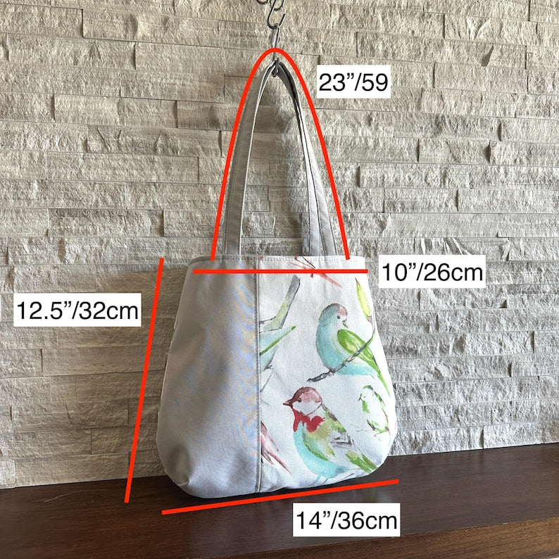 Shoulder Tote Bag - Luna Plum