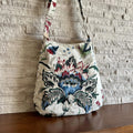 One Handle Hobo Bag - Jacobean Floral